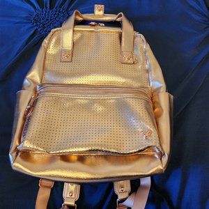 Disney Rose Gold Mickey Mouse Pin Trading Backpack